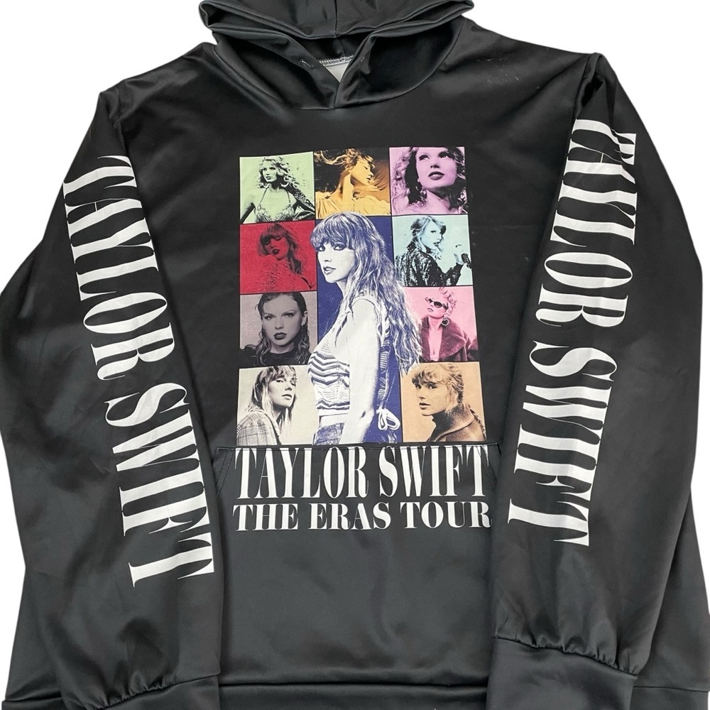 Taylor Swift THE ERAS TOUR Pullover Hoodie Black‎ - Picture 7 of 13